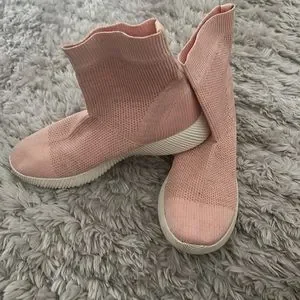 Cape Robbin Shoes Pink Sock Sneakers Poshmark